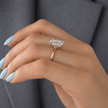 3 Carat Radiant Cut Diamond Ring 14K Gold Prong Set - Mivaan Fine Jewelry