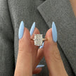 3 Carat Radiant Cut Diamond Ring 14K Gold Prong Set - Mivaan Fine Jewelry