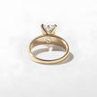 3 Carat Radiant Cut Lab Grown Diamond Wide Band Ring in Solid Gold - Mivaan Fine Jewelry