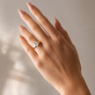 3 Carat Radiant Cut Lab Grown Diamond Wide Band Ring in Solid Gold - Mivaan Fine Jewelry