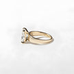 3 Carat Radiant Cut Lab Grown Diamond Wide Band Ring in Solid Gold - Mivaan Fine Jewelry
