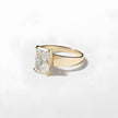 3 Carat Radiant Cut Lab Grown Diamond Wide Band Ring in Solid Gold - Mivaan Fine Jewelry