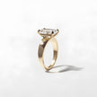 3 Carat Radiant Cut Lab Grown Diamond Wide Band Ring in Solid Gold - Mivaan Fine Jewelry