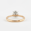 3 Carat Round Cut Diamond Engagement Ring 4 Prong Pave Band - Mivaan Fine Jewelry