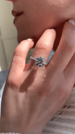 3 Carat Round Lab Diamond Ring Pave Band Hidden Halo Design - Mivaan Fine Jewelry