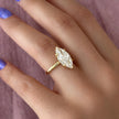 3.5 Carat Marquise Cut Lab Grown Diamond Hidden Halo Engagement Ring - Mivaan Fine Jewelry
