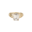 2.50 Carat Emerald Cut Lab Diamond Solitaire Ring - Mivaan Fine Jewelry