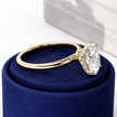 4 Carat Oval Cut Lab Grown Diamond Prong Set Engagement Ring for Women - Mivaan Fine Jewelry