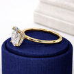 4 Carat Oval Cut Lab Grown Diamond Prong Set Engagement Ring for Women - Mivaan Fine Jewelry