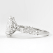 4 Carat Oval Lab Diamond Engagement Ring 14K Gold Prong Set - Mivaan Fine Jewelry