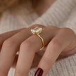 4CT Emerald Cut Lab Grown Diamond Hidden Halo Engagement Ring - Mivaan Fine Jewelry