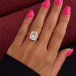 5 Carat Elongated Cushion Cut Lab Grown Diamond Ring - Mivaan Fine Jewelry
