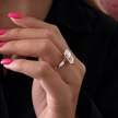 5 Carat Elongated Cushion Cut Lab Grown Diamond Ring - Mivaan Fine Jewelry