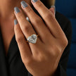 5 Carat Heart Cut Lab Grown Diamond Engagement Ring for Women - Mivaan Fine Jewelry