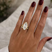5 Carat Marquise Cut Lab Grown Diamond Engagement Ring - Mivaan Fine Jewelry