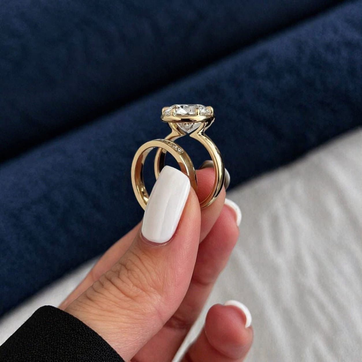 5 Carat Round Brilliant Lab Grown Diamond Engagement Ring - Mivaan Fine Jewelry