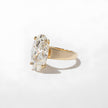 5.00 Carat Oval Cut Lab Grown Diamond Statement Ring in Solid Gold - Mivaan Fine Jewelry