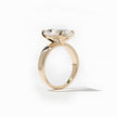 5.00 Carat Oval Cut Lab Grown Diamond Statement Ring in Solid Gold - Mivaan Fine Jewelry