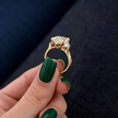 7 Carat Oval Cut Lab Grown Diamond Solitaire Prong Set Ring for Women - Mivaan Fine Jewelry