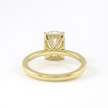Elongated Cushion 2 Carat Lab Diamond Ring Sleek Minimal Design - Mivaan Fine Jewelry