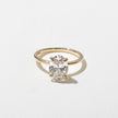 2.05 Carat Oval Cut Lab Diamond Solitaire Ring in 14K Solid Gold