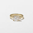 1.55 Carat Pear Cut Lab Grown Diamond Solitaire Ring in Solid Gold